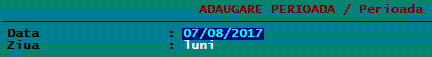  Adaugare zi in Perioade