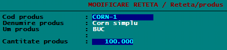  Definire lot de fabricație