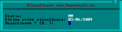 Activare/deyactivare hSTIRI
